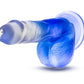 Blush Novelties B Yours Morning Dew 6" Dildo Stella Blue with Suction Cup
