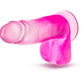 Blush Novelties B Yours Sugar Magnolia 7" Dildo Fuchsia with Suction Cup