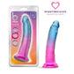 Blush Novelties B Yours Beautiful Sky 7" Dildo Sunset with Suction Cup