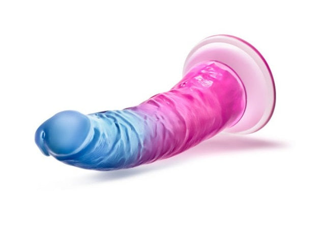 Blush Novelties B Yours Beautiful Sky 7" Dildo Sunset with Suction Cup