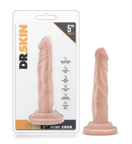 Dr Skin 5" Mini Cock Beige
