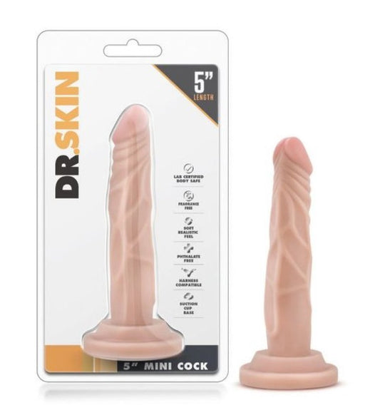Dr Skin 5" Mini Cock Beige