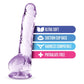 Blush Novelties Naturally Yours 8" Crystaline Dildo Amethyst