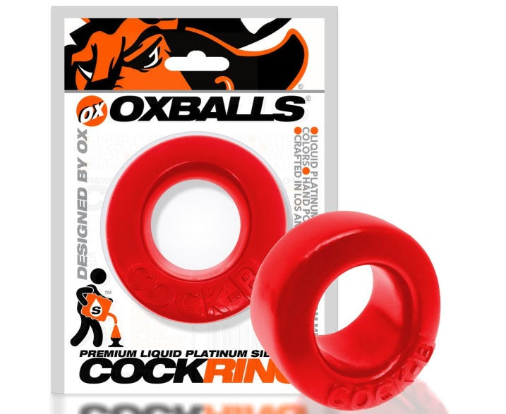 OxBalls Cock B Bulge Cockring Cock Ring Red