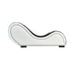 Daytona | Kama Sutra Chaise Love Lounge Studded Quilted 2 Tone Black/White