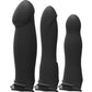 Body Extension Be Ready 4 Pc Hollow Silicone Strap-On Set
