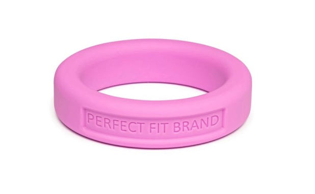 PerfectFit Classic Silicone Medium Stretch Penis Ring 44mm Pink
