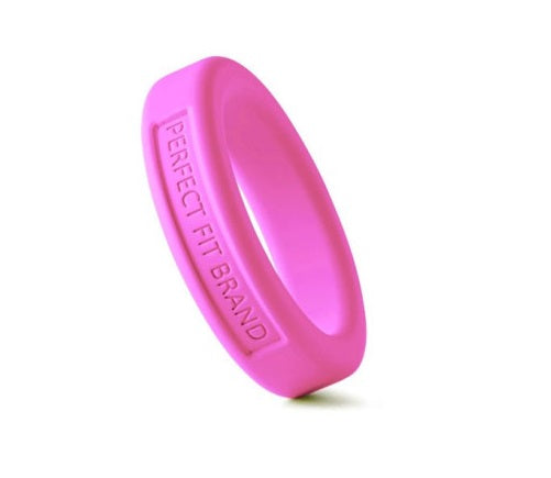 PerfectFit Classic Silicone Medium Stretch Penis Ring 44mm Pink