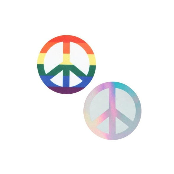 Peekaboo Pasties | Pride Peace Sign Pasties