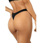 Axami Lingerie Floral Lace Thong BlackSize XS/S/M/L