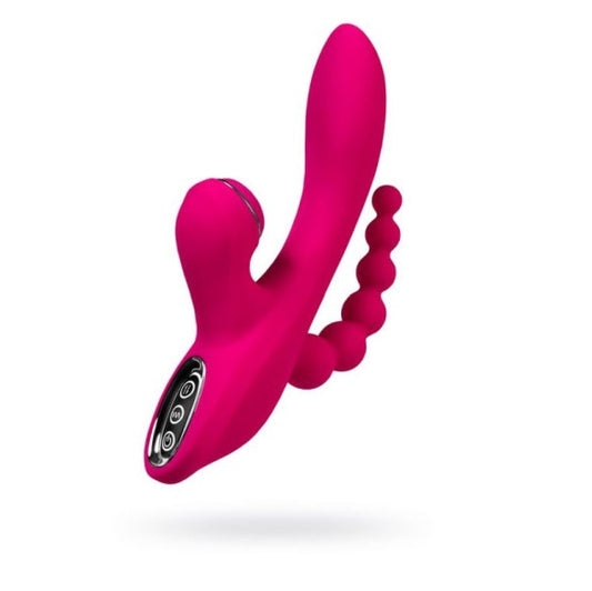 JOS Tripling Triple Stimulator - Air Pulse Vibrating Anal Beads