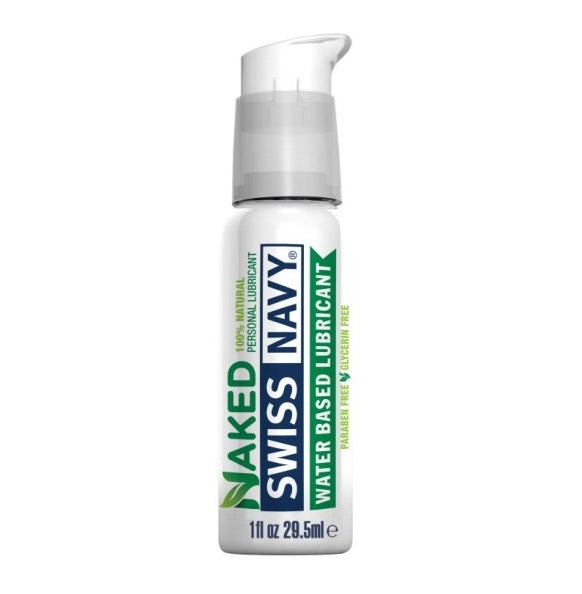 Swiss Navy Naked All Natural Water Based Lubricant 1oz/29ml