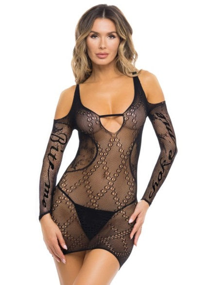 Rene Rofe Between The Lines Dress Black Size OS