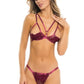 Rene Rofe I Like It Rough Set Burgundy Size S/M or M/L