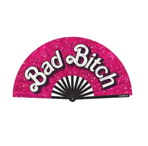 Wood Rocket Bad Bitch Folding Fan