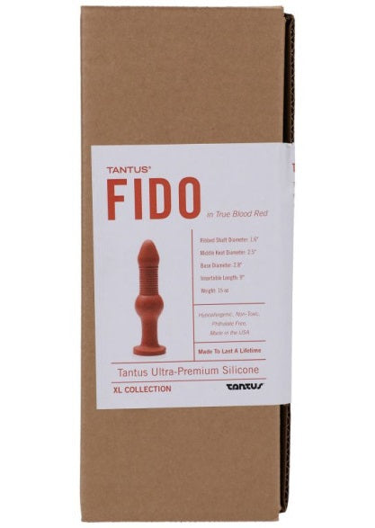 Tantus Fido Anal Plug Ruby