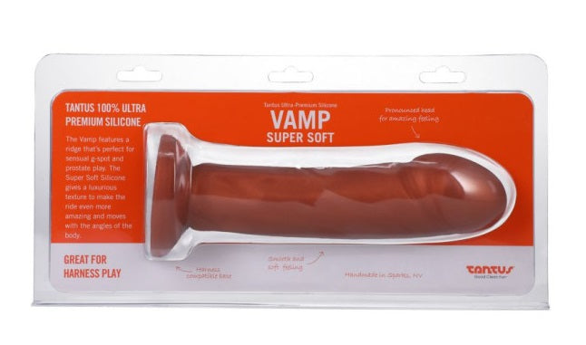 Tantus Vamp Soft Dildo Copper