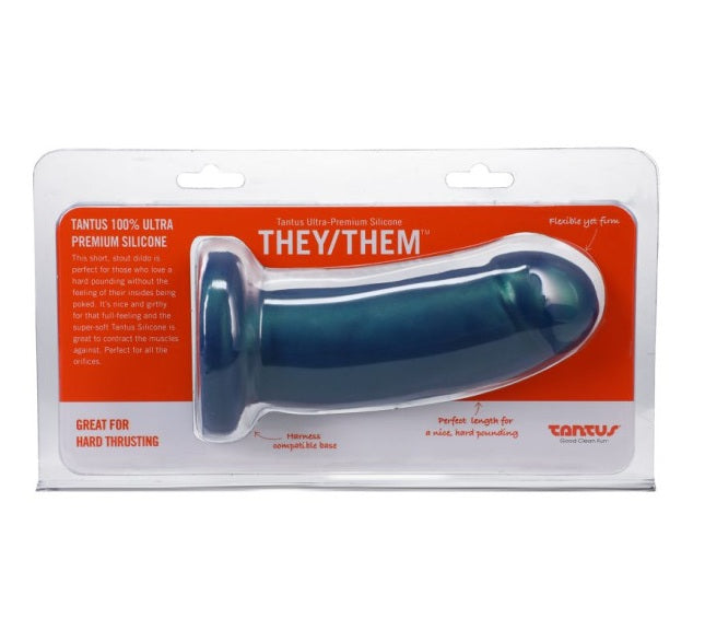 Tantus They Them Dildo Malachite