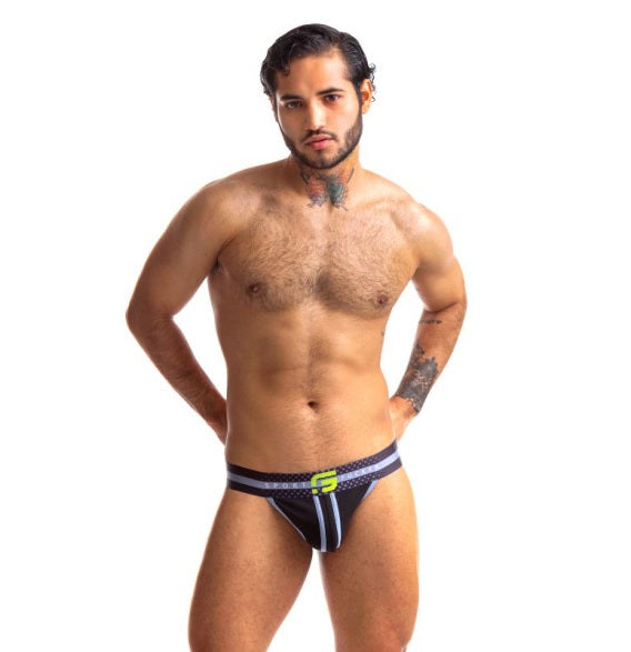 Sport Fucker Jersey Jock Black/Black Size M/L