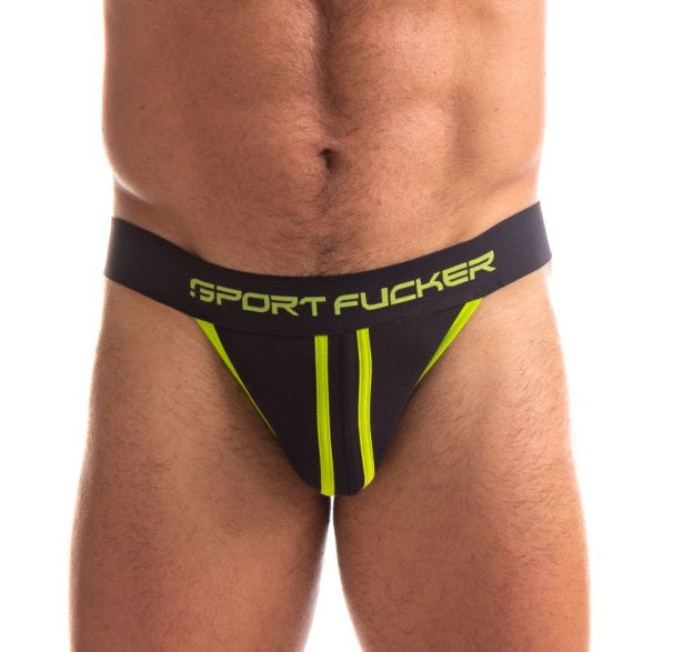 Sport Fucker Jersey Jock Black/Green Size S/M/L