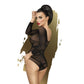 Penthouse High On Love Teddy Black Size XL