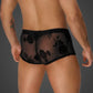 Noir Flock Embroidery Short-Shorts Size S/M/L/XL