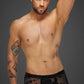 Noir Flock Embroidery Short-Shorts Size S/M/L/XL