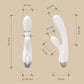 Drywell Pada Rabbit and G-Spot Pulsing Vibrator White