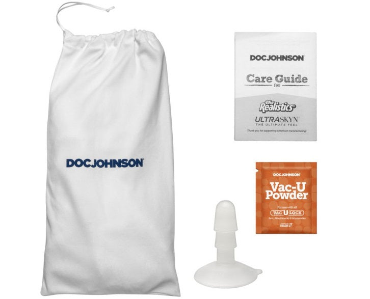 Doc Johnson Signature Cocks Codey Steele 8" Ultraskyn Cock w Removable Vac-U-Lock Suction Cup Vanilla