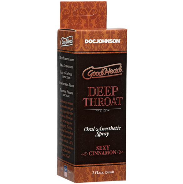Doc Johnson GoodHead Deep Throat Spray Cinnamon 59ml