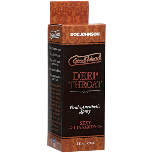 Doc Johnson GoodHead Deep Throat Spray Cinnamon 59ml