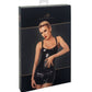Noir Starlet Wetlook Minidress w Ring Belt Black Size S/M/L/XL