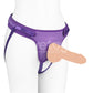 Lovetoy Easy Strap on Harness Polka Dot Purple