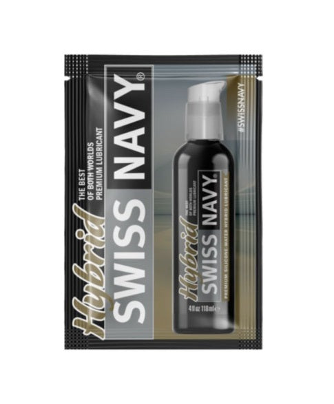 Swiss Navy Hybrid Lubricant 5ml Sachets (100 Pack)