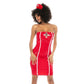 Mapale Nurse Costume Vinyl Red Size S/M/L/XL