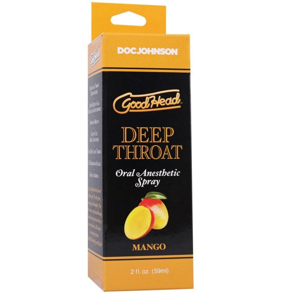 Doc Johnson GoodHead Deep Throat Spray Mango 59ml