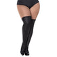 Mapale Thigh Highs Vinyl Gloss Black Size S/M or L/XL