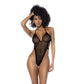 Mapale Black Polka Dot Halter Neck Bodysuit Size S/M or L/XL