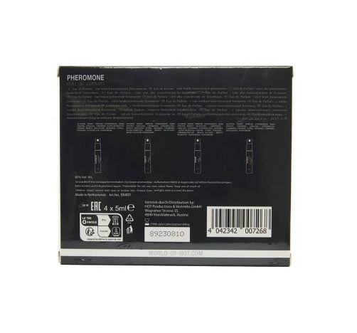 HOT Pheromone Perfume Tester Box for Men - 4x5ml - 4 Pack
