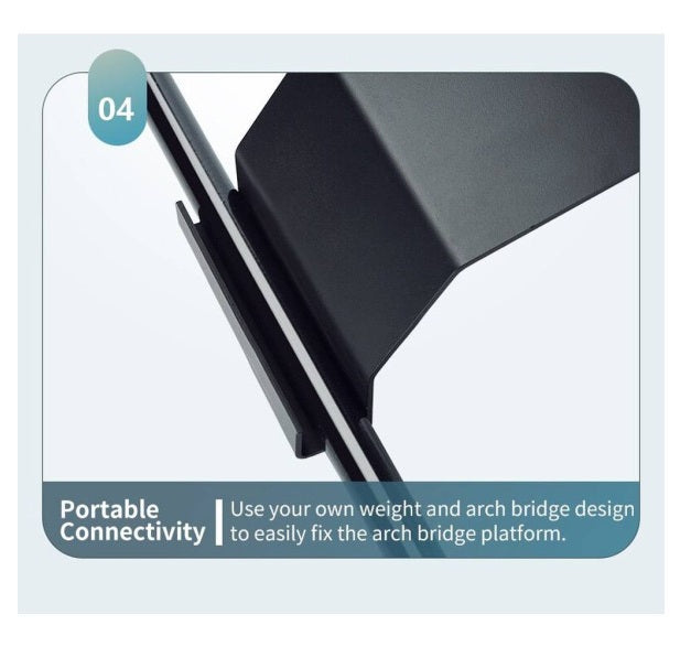 Daytona | Sex Chair Adjustable Height Black w Handle and Arch Bridge