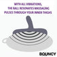Bouncy Bliss Classic Inflatable Sit-On Vibrator Vibrating Pad