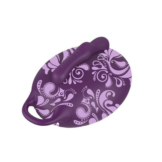 Bouncy Bliss Flow Inflatable Sit-On Massager Vibrating Pad