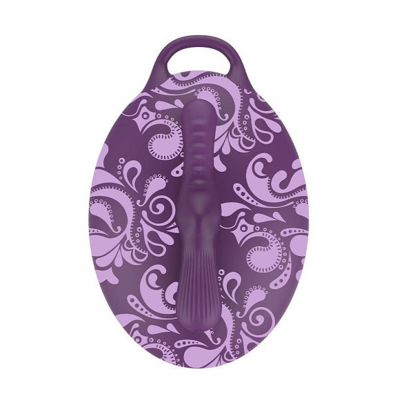 Bouncy Bliss Flow Inflatable Sit-On Massager Vibrating Pad
