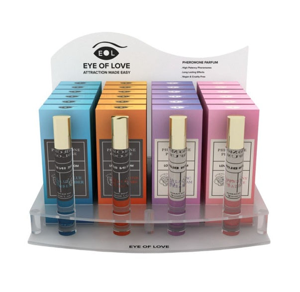 Eye Of Love Bloom Pheromone Body Spray 24 Pc POS Display incl Free Testers