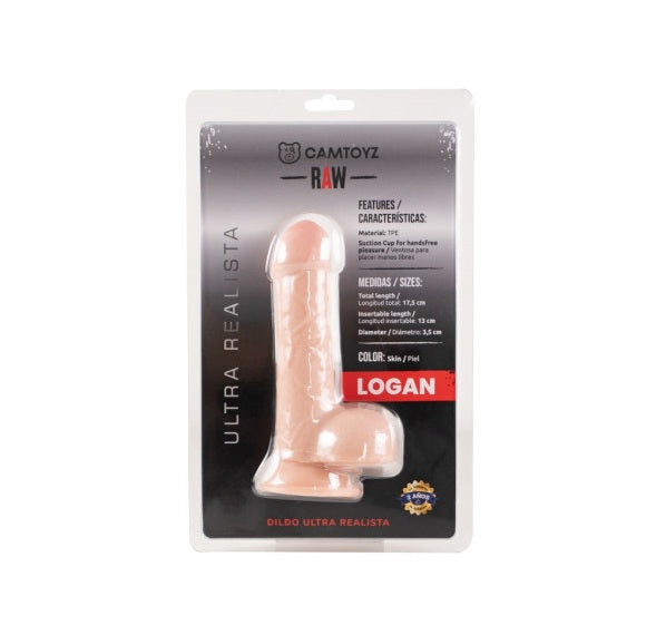Camtoyz | RAW Ultra Realistic Sliding Skin Dildo Logan