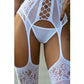 Killer Legs Mesh Net G-String White Size OS