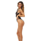 Rene Rofe Deep Desire Teddy Black Size OS