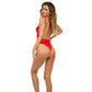 Rene Rofe Deep Desire Teddy Red Size OS