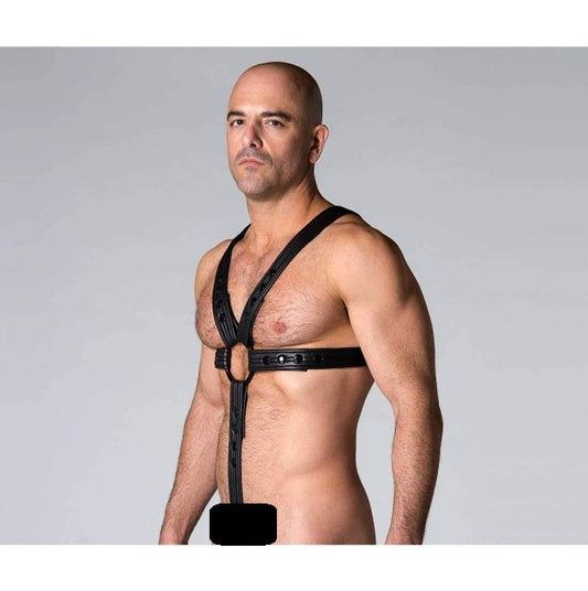 Sport Fucker Neoprene Full Harness Black Size L/XL