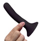 Strap U Black Silicone Strap-On Dildo Small